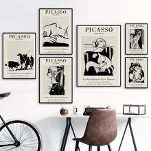 Picasso Abstract Figure Drawing Vintage Nordic Posters And Prints Wall Art Canvas Painting Wall Pictures For Living Room Decor 2024 - buy cheap