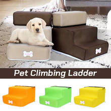 Dog House Dog Stairs Pet 3 Steps Stairs for Small Dog Cat Pet Ramp Ladder Anti-slip Removable Dogs Bed Stairs Pet Supplies 2024 - buy cheap