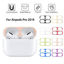 Ultra Thin Metal Dust Proof Guard for Apple Airpods Pro Earphone Skin Protection Sticker for Airpodspro Air Pods 3 Cover Case 2024 - buy cheap