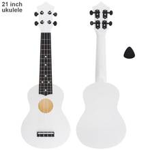 Ukulele 21 Inch Soprano Ukulele 15 Fret ABS Material 4 Strings Hawaii Guitar with Pick for Kids and Beginner 2024 - buy cheap