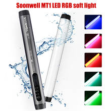 Soonwell-tubo de luz led rgb mt1, portátil, controle por aplicativo, vários cenas, fotografia, bastão de iluminação 2024 - compre barato