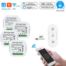 Tuya Smart Curtains Switch Smart Life APP Remote Control Roller Blinds Shutter Controller WIFI+RF Work with Alexa Google Home 2024 - buy cheap