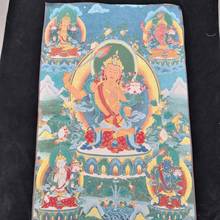 Thangka-Bordado de seda de budismo tibetano, 35 ", brocado, estatua de Guanyin Bodhisattva con espada Manjushri Thangka 2024 - compra barato