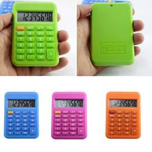 Mini calculadora electrónica portátil de 8 dígitos, calculadora económica de energía de batería, herramientas de cálculo para estudiantes de escuela 2024 - compra barato