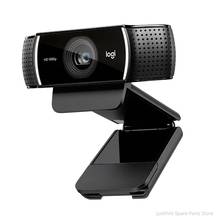 Webcam logitech c922 hd pro com microfone, webcam com foco automático, full hd 1080p 2024 - compre barato