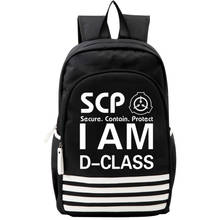 SCP-mochila Oxford con procedimientos especiales de contención para estudiantes, bolso de hombro escolar para adolescentes, mochila de viaje para ordenador portátil, regalo 2024 - compra barato