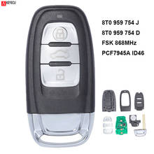 KEYECU Remote Key Fob 3 Button FSK 868MHz for Audi A4L A5 Q5 2008-2013 - 8T0 959 754 J /8T0 959 754 D 2024 - buy cheap