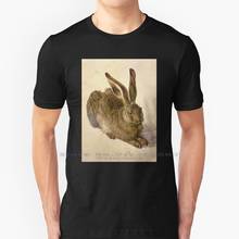 The Hare By Durer T Shirt 100% Pure Cotton Durer Albrecht Durer Albrecht Renaissance Animal Engraving Artist Classic Dürer Hare 2024 - buy cheap