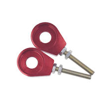 12MM CNC CHAIN ADJUSTER FOR HONDA XR50 CRF50 XR CRF 50 SDG SSR 107 125 12MM RED 2024 - купить недорого