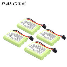 PALO Rechargeable Cordless Phone Batteries Nicd Batteria for Uniden BT-909 BT909 3 * AAA Ni-MH 800mAh 3.6V Battery Charger 2024 - buy cheap