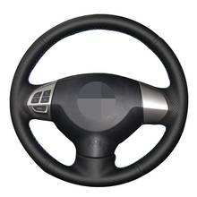 Black Car Steering Wheel Cover Artificial Leather For Mitsubishi Lancer EX10 Lancer X Outlander ASX Colt Pajero Sport 2024 - buy cheap