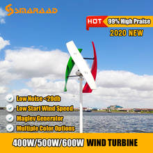 PL warehouse 400W 500W 600 Vertical Axis Wind Generator Turbine 12V 24V 48V Maglev Generators  Wind mill With MPPT Controller 2024 - buy cheap