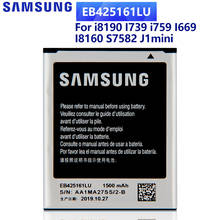 SAMSUNG Original Battery EB425161LU For Samsung S7560 S7562 S7566 S7568 S7572 S7580 I669 I739 i759 i8190 I8160 J1mini Ace 2 2024 - buy cheap