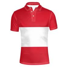 Polo con nombre personalizado y número para jóvenes, camiseta con bandera nacional de pe, con texto impreso de la Universidad de Perú, país español, ropa para fotos 2024 - compra barato