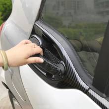 Fibra de carbono abs acessórios modificados de decoração para carro, para smart 453 fortwo maçaneta externa para porta, interior do carro e exterior 2024 - compre barato