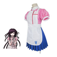 Костюм для косплея MeetLife Mikan Tsumiki, аниме Danganronpa, униформа для медсестры, наряд для женщин и девочек 2024 - купить недорого