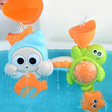 Bathroom Baby Toddler Bathing Toy Kids Water Wheel Spraying Tool Bath Bathtub Duck Toys 2024 - buy cheap