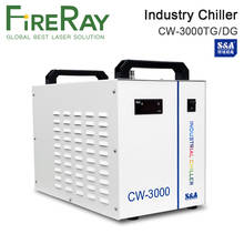 Fireray-resfriador de água industrial cw3000, para máquina de corte e gravação a laser, sistema de resfriamento de 60w e 80w, dg110v, tg220v 2024 - compre barato