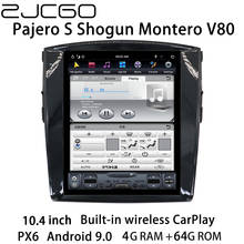 ZJCGO Car Multimedia Player Stereo GPS Radio Navigation NAVI Android Screen for Mitsubishi Pajero S Shogun Montero V80 2006~2020 2024 - buy cheap