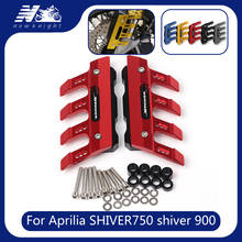 Алюминиевый передний брызговик для мотоцикла с ЧПУ Aprilia SHIVER750 shiver 900 750, 5 цветов, защита от падения, аксессуары 2024 - купить недорого