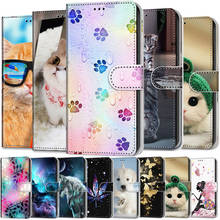 Funda de cuero para Huawei P8, P9, P10, P20, P30 Lite Pro 2017, Fundas de teléfono 3D, BILLETERA, soporte para tarjetas, funda de libro pintada, P9lite 2024 - compra barato