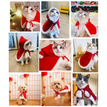 FATHIN Christmas Pet Cloak Dogs Cats Red Coat S M L for All Pets 2024 - buy cheap