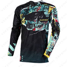Camiseta de manga larga para Motocross, ropa para bicicleta de montaña y de descenso, Enduro, ciclismo, DH, MTB, todoterreno 2024 - compra barato