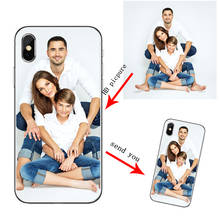Soft Silicone TPU  Phone Case Customized Photo  For iPhone 5 5S SE 6 6 plus 7 8  plus For iPhone X XS XR Max 11 PRO  Max 2024 - купить недорого