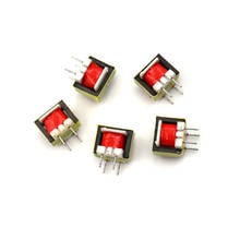 5pcs áudio transformador ei14 trafos 1300:8 ohm transformador de transformação de transformador de áudio ohms para kit diy 2024 - compre barato