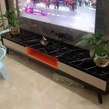 Mantel superlargo de PVC de imitación de mármol, 2021mm, armario de TV, mesa de té, impermeable, de vidrio suave, novedad de 1,5 2024 - compra barato