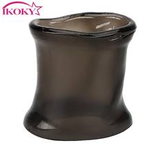 IKOKY Delay Ejaculation Adult Products Penis Sleeve Chastity Cage Cock Ring Penis Ring Silicone Extender Sex Toys for Men Male 2024 - buy cheap