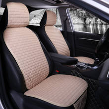 Capa de assento de carro universal em tecido linho, acessórios de proteção para assento automotivo, encosto para assento dianteiro 2024 - compre barato