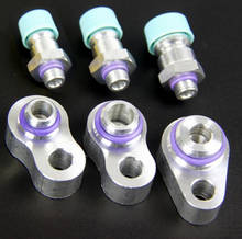 R12 Leak Test Block Off Fittings Kit For A/C Air Conditioning Compressor 3/8'' 1/2'' 5/8'' High Quality 2024 - buy cheap