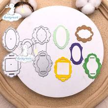 Bunnymoon Beautiful frame Metal Cutting Dies Stencils for DIY Scrapbooking/photo Album stamps Decorative Embossing DIY Paper 2024 - buy cheap