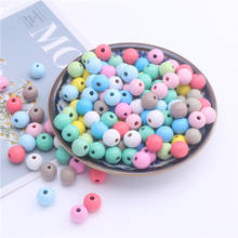 50Pcs/Lot 10mm Handmade DIY Wooden Beads Round Shape Loose Wood Beads for Rattle Pacifier Necklace Accessories 2024 - buy cheap