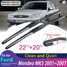 Limpador de para-brisa dianteiro, acessório para carro, para ford mondeo mk3 2001 ~ 2007 2004 2005 2006 2024 - compre barato