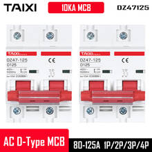 1p 80a 100a 125a disjuntor caixa fotovoltaica AC-2 AC-3 mcb 230v 400v interruptor de limite atual protetor de energia marster 2024 - compre barato