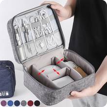 Travel Closet Organizer Case for Headphones Storage Bag Digital Portable Zipper Accessories Charger Data Cable USB Cosmetics 2024 - buy cheap