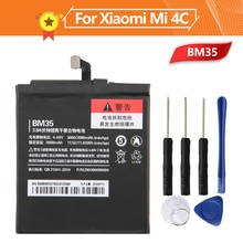 Batería de teléfono BM35 para xiaomi mi 4C Mi 4c 3080mAh BM35, batería de repuesto + herramienta 2024 - compra barato