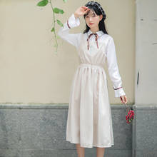 Mori vestido de verão longo feminino, suspensórios, rosa, floral, bordado, sem mangas, elegante, chique, vestido de veludo, hb556 2024 - compre barato