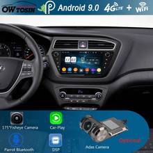 Reproductor Multimedia con pantalla IPS de 9 "y navegación GPS para Hyundai, autorradio con Android 9,0, 8 núcleos, 4 + 64 GB, LHD, CarPlay, loro, BT, para Hyundai i20 2015, 2016, 2017, 2018, 2019 2024 - compra barato