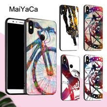 MaiYaCa спортивный горный велосипед Велоспорт художественный чехол для Xiaomi Mi 9T Pro Note 10 Lite для Redmi Note 8T 9S 7 8 9 Pro 9A 9C для POCO X3 2024 - купить недорого