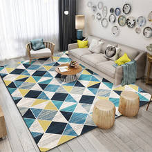 Alfombras geométricas nórdicas para sala de estar, alfombra moderna para dormitorio, sofá, alfombra de mesa de café, sala de estudio, alfombras de oficina 2024 - compra barato
