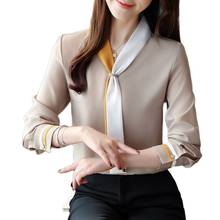 Korean Fashion Chiffon Women Blouses Women Shirts White Womens Tops and Blouses Office Lady Blusas Femininas Elegante 2024 - buy cheap