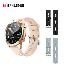 Sanlepus-novo relógio inteligente masculino e feminino, à prova d'água ip67, monitor de frequência cardíaca, para android, samsung, iphone, xiaomi, 2021 2024 - compre barato