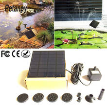 Mini bomba de agua solar de silicio monocristalino, Kit de Panel de potencia, fuente, piscina, jardín, estanque, riego SUMERGIBLE 2024 - compra barato