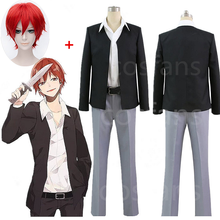 Assassination Classroom Cosplay Akabane Karma cosplay Costume full set (Blazer + pants+ shirt+wigs) in stock custom-made size 2024 - buy cheap