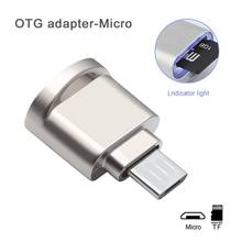 Adaptador otg usb 3.1 para celular, leitor de cartão, alta qualidade, leitor de cartão de memória micro sd tf 2024 - compre barato