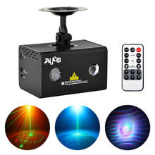 Mini 9 RG Gobos Laser Light Aurora RGB LED Water Galaxy Projector Sound AUTO Stage Lighting DJ Xmas Home Party Lights LL-09RG 2024 - buy cheap