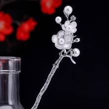 Flower Wedding Hairpin Simulated Pearls Blossom Hair Stick Accessories Hair Jewelry Gift For Women 2024 - buy cheap
